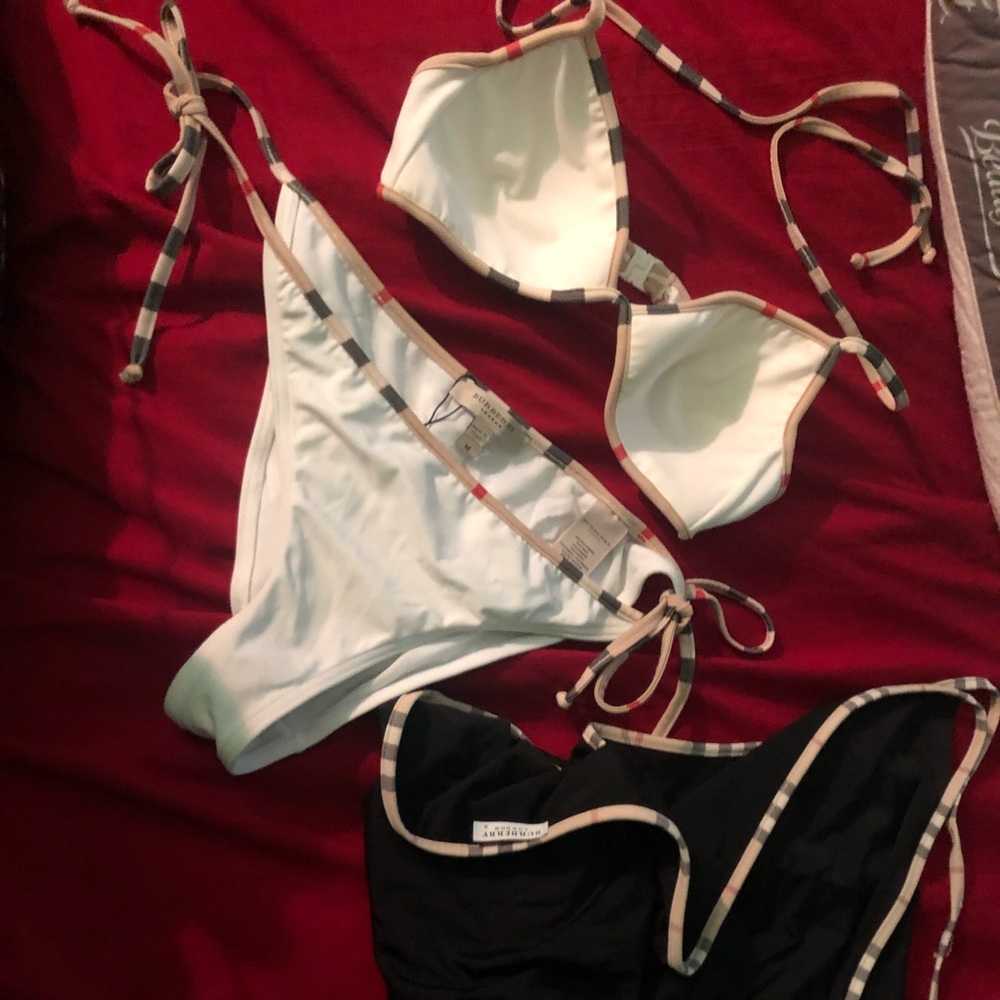Burberry bikini medium with medium cover up